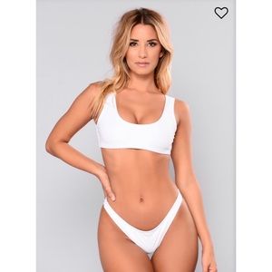 Brand New Never Worn White Bikini